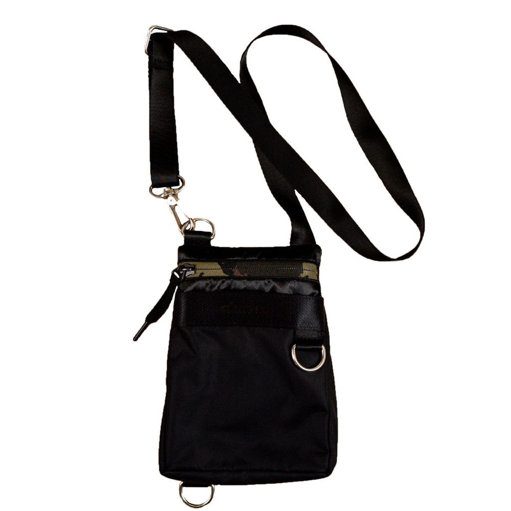 Nike Black and Camouflage Crossbody Bag